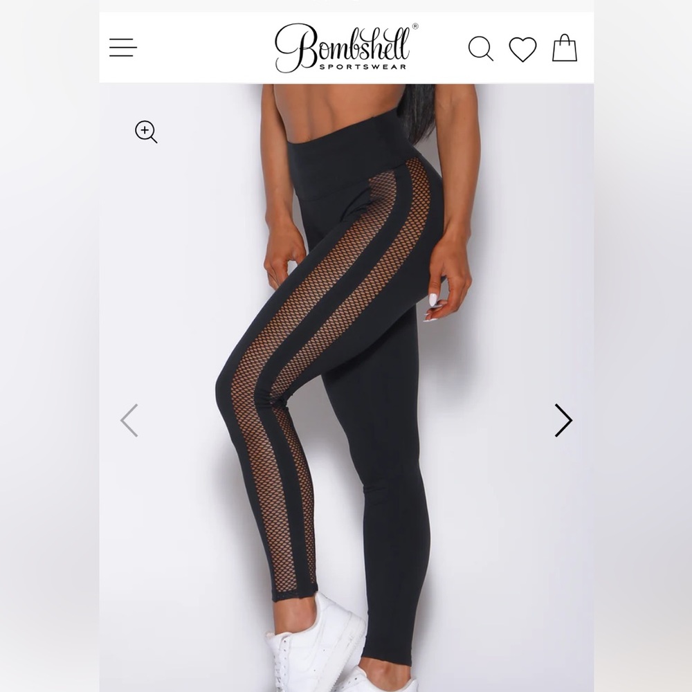 Bombshell Sportswear Mohawk leggings black size large